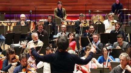 L'Orchestre Philharmonique de Radio France dirigé par Myung-Whun Chung.
 (Loïc Venance / AFP)