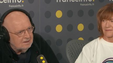 Isabelle Clarke et Daniel Costelle étaient les invités de franceinfo lundi 4 novembre 2019. (FRANCEINFO / RADIO FRANCE)