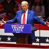 Le candidat républicain à la présidentielle américaine, Donald Trump, prend la parole lors d'un rassemblement au Madison Square Garden, à New York, le 27 octobre 2024. (STEVEN FERDMAN /SHUTTERSTOCK / SIPA)