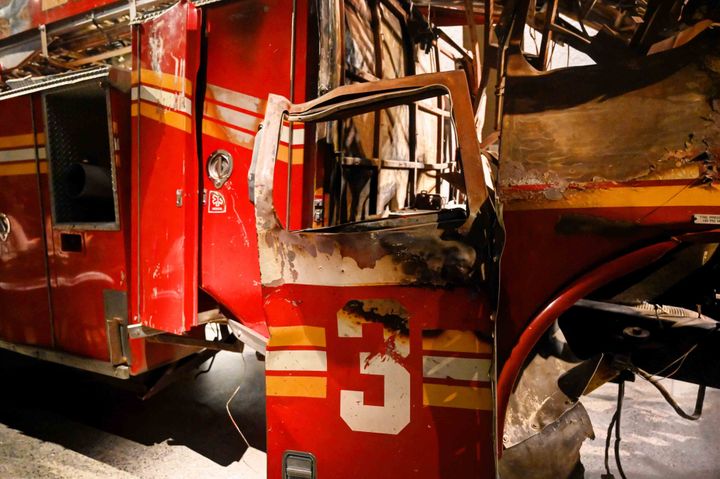 Carcasse de camion de pompiers au 09/11 Memorial (Jean-Claude Desjacques)