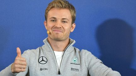 Nico Rosberg, champion du monde 2016 de Formule 1, annonce qu'il met fin à sa carrière de pilote, le 2 décembre à Vienne. (HERBERT NEUBAUER / APA)