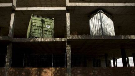 A Bailén, en Andalousie, le 19 mars 2012. La fermeture de la plupart des usines de briques a conduit à une hausse du chômage suite à la fin du miracle de l'immobilier qui a paralysé l'économie locale. ( AFP PHOTO / JORGE GUERRERO )