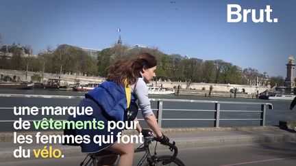 La créatrice Noémie Gauthier a créé Edmée, une marque élégante, pratique et écologique destinée aux amatrices de cyclisme.