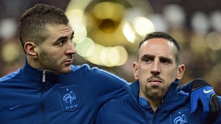 Benzema et Ribéry (FRANCK FIFE / AFP)