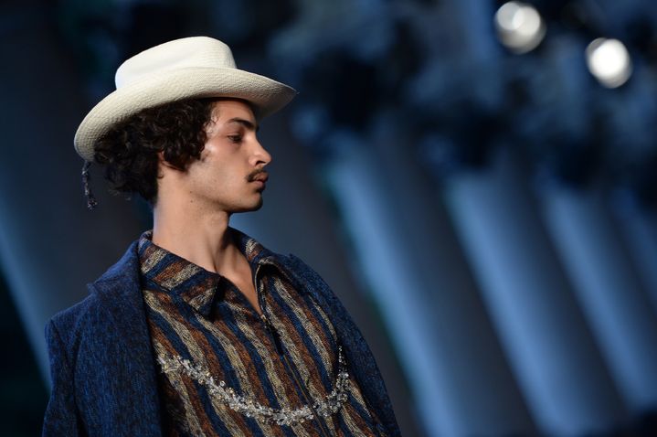 Missoni pap masculin pe 2017, à Milan...
 (FILIPPO MONTEFORTE / AFP)