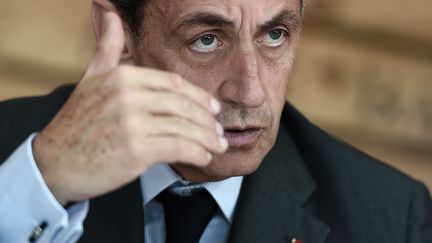 &nbsp; (Nicolas Sarkozy attaque la gauche au lendemain de l'attentat de Saint-Etienne-du-Rouvray  © FREDERICK FLORIN / AFP)