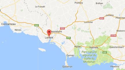 Trois foetus congelés ont été découverts mardi 11 juillet à Lorient (Morbihan). (GOOGLE MAPS)