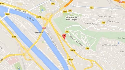 Les secours sont intervenus mercredi 22 octobre dans un appartement de la route de Bonsecours &agrave; Rouen. ( GOOGLE MAPS)