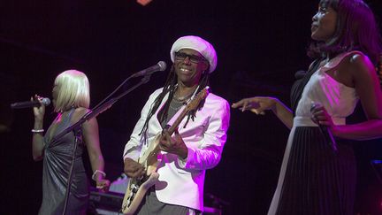 Nile Rodgers avec Chic le 2 juillet 2016 à Vienne
 (Jean-François Lixon)