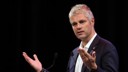 Laurent Wauquiez, en meeting à Lille le 4 décembre 2017. (GETTY IMAGES)