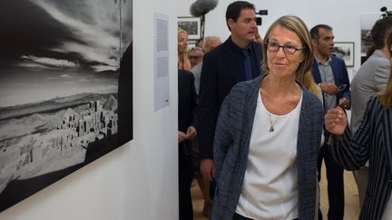 Françoise Nyssen, Rencontres internationales de la photographie, 3 juillet 2017
 (bertrand Langlois / AFP)