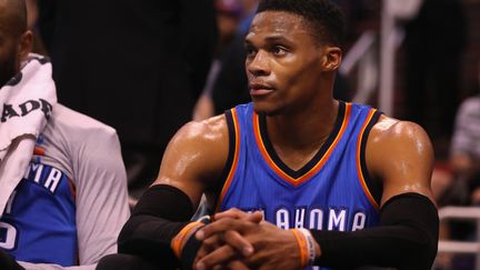 Le joueur d'OKC Russell Westbrook (CHRISTIAN PETERSEN / GETTY IMAGES NORTH AMERICA)