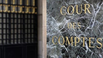 L'entrée de la Cour des comptes à Paris (BERTRAND GUAY - AFP)