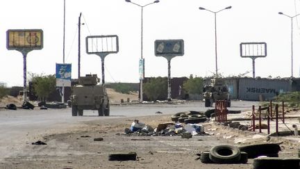 Un véhicule des forces pro-gouvernementales à Hodeida, au Yémen, le 18 novembre 2018. (AFP)