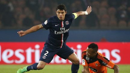 Le Parisien Thiago Silva, plus haut salaire de la Ligue 1. (THOMAS SAMSON / AFP)