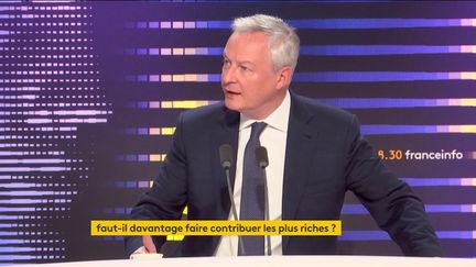 Bruno Le Maire, ministre de l'Economie, invité de franceinfo mercredi 18 janvier 2023 (FRANCEINFO / RADIO FRANCE)