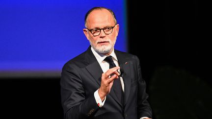 Edouard Philippe, à Fontainebleau (Seine-et-Marne), le 16 septembre 2022. (BERTRAND GUAY / AFP)