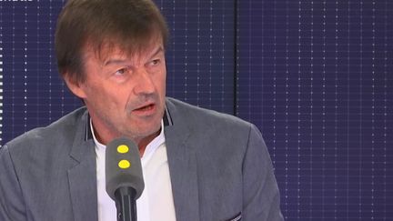 Nicolas Hulot,&nbsp;ministre de la Transition écologique et solidaire, invité de franceinfo le 21 juin 2018. (RADIO FRANCE / FRANCE INFO)