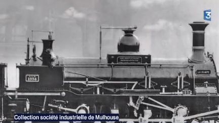 La premi&egrave;re locomotive fabriqu&eacute;e par Alsthom, en Alsace. ( FRANCE 3 / FRANCETV INFO)