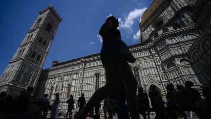 Multiplication des locations de meublés touristiques et hausse des prix de l'immobilier, Florence, en Italie, étouffe à cause du surtourisme. (FILIPPO MONTEFORTE / AFP)