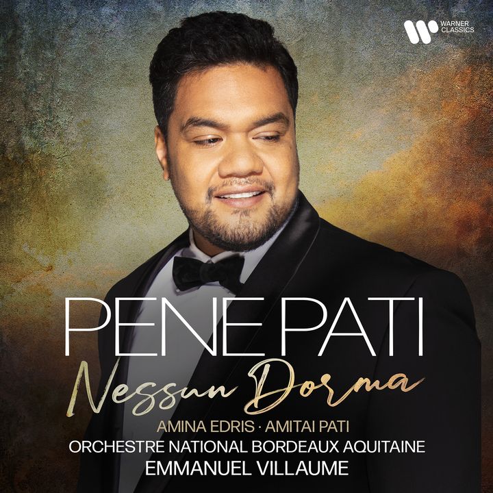 Pochette de l'album "Nessun Dorma" de Pene Pati. (WARNER CLASSICS)