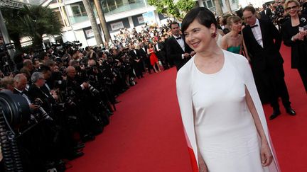 &nbsp; (Isabella Rossellini fête à Cannes le centenaire de la naissance de sa mère Ingrid Bergman © MaxPPP)