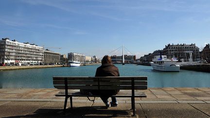 Le Havre, "Mademoiselle est rentrée à son logis dans l'air bleu et doux de cinq heures du soir",  "Le triangle d'hiver" Julia Deck (Minuit)
 (BEAUFILS/SIPA)