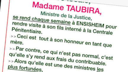 &nbsp; (Le retour de la fausse rumeur sur le fils de Christiane Taubira © DR)