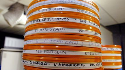 Des bobines de films en 2004 dans les laboratoires Eclair
 (FRANCOIS GUILLOT / AFP)