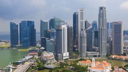 Le centre&nbsp;financier&nbsp;de Singapour, le 18 août 2014. (G & M THERIN-WEISE / ROBERT HARDING PREMIUM)