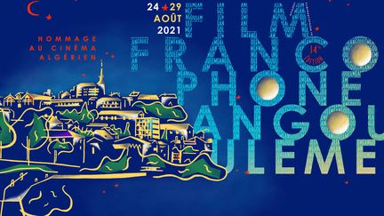 L'affiche de la 14e édition du Festival du film francophone d'Angoulême qui se tient du 24 au 29 août 2021. (FFA)