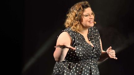 Marine Baousson dans son dernier spectacle MadmoiZelle sur la scène des Bains-Douches de Montbéliard
 (DR)