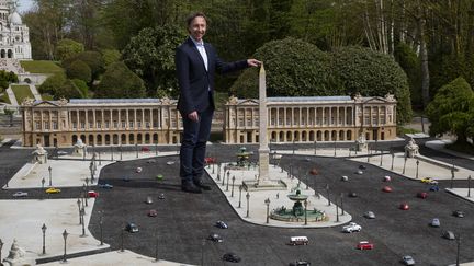 Stéphane Bern en 2018 à France Miniature
 (Caroline PAUX / CrowdSpark)