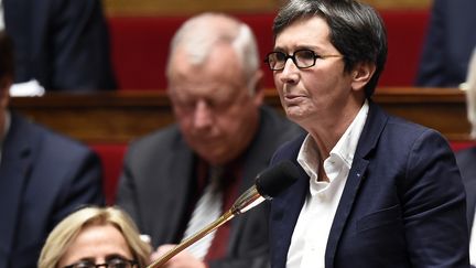 Valérie Fourneyron, député de Seine-Maritime, lors de la session de question au gouvernement le 3 novembre 2016. (LIONEL BONAVENTURE / AFP)