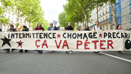 Manifestation d'intermittents du spectacle à Paris, le 14 mai 2014
 (CITIZENSIDE/VALENTINA CAMOZZA / citizenside.com)