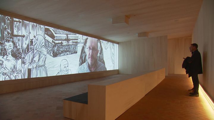 Deux cabines de projection proposent des films au format panoramique et immersif. (France 3 Pays de la Loire)