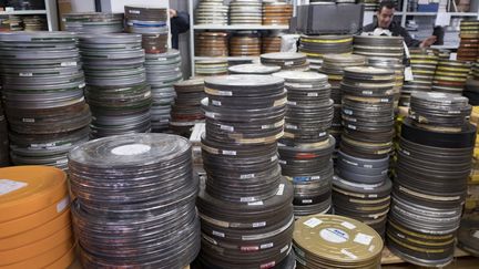 Les films sont stockés depuis 2004 au centre de conservation et de recherche à Balma. Une extension devrait voir le jour en 2026. (ERIC CABANIS / AFP)