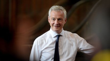 Bruno Le Maire à Chantilly (oise), le 17 juillet 2019.&nbsp; (ERIC PIERMONT / AFP)