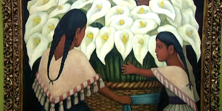 Un tableau de Diego Rivera en 1943
 (France3/culturebox)