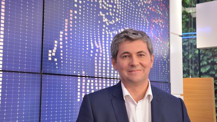 Gilles Platret, porte-parole des Républicains, était l'invité de franceinfo. (Jean-Christophe BOURDILLAT / RADIO FRANCE)