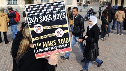 1er mars 2010 : 1re édition de la "Journée sans immigrés" à Marseille (AFP/GERARD JULIEN)