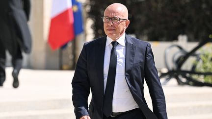 Éric Ciotti est en attente d'une décision de justice pour savoir s'il peut rester président des LR. (BERTRAND GUAY / AFP)