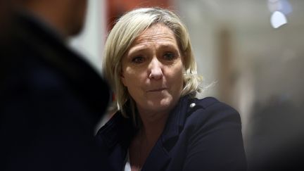 Marine Le Pen, le 26 novembre 2024, à Paris. (ANNE-CHRISTINE POUJOULAT / AFP)