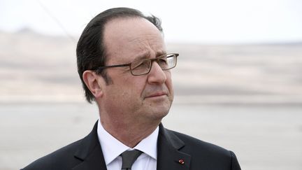 François Hollande, au Chili, le 22 janvier 2017.&nbsp; (STEPHANE DE SAKUTIN / AFP)