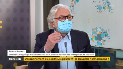 Franck Provost, président du groupe Provalliance, invité de franceinfo. (FRANCEINFO / RADIOFRANCE)