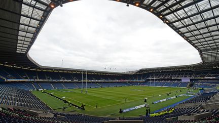 Le stade Murrayfield à Edimbourg.  (RICHARD LEE / BACKPAGE IMAGES LTD)