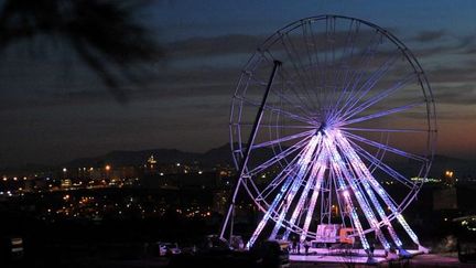 La Grande Roue installée à Grand Littoral pour Marseille 2013
 (PHOTOPQR/LA PROVENCE/VALLAURI Nicolas)