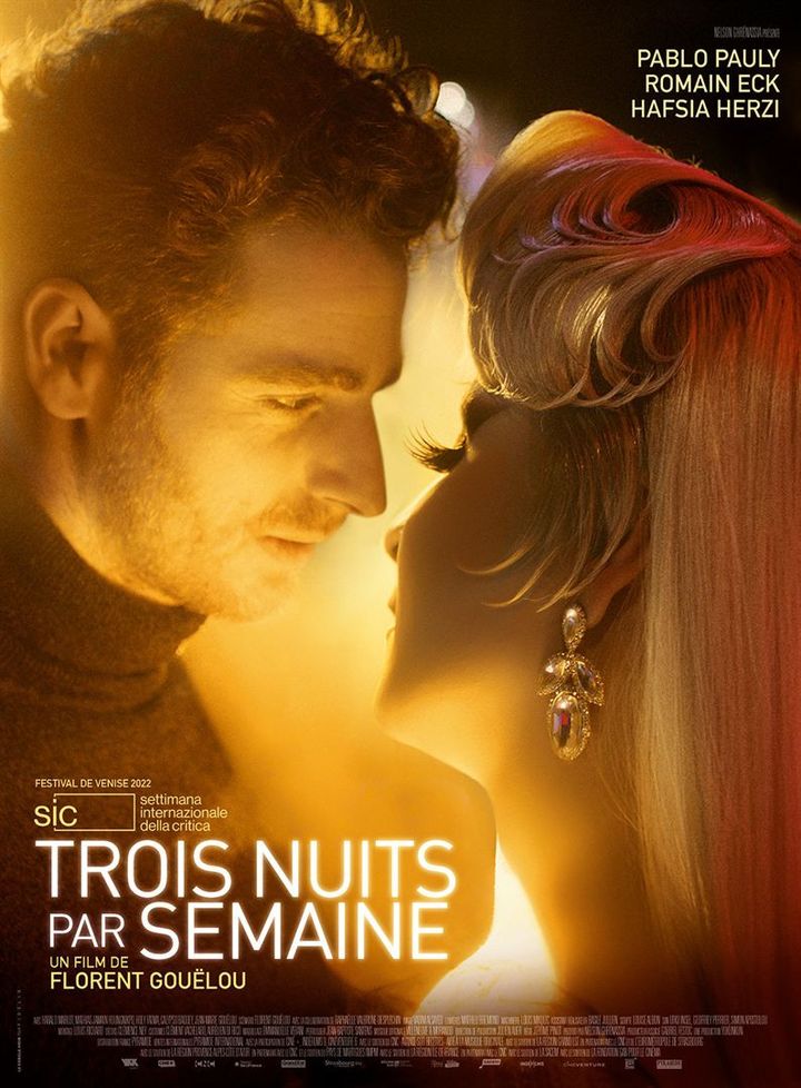 L'affiche de&nbsp;"Trois nuits par semaine" de&nbsp;Florent Gouelou (2022). (PYRAMIDE DISTRIBUTION)