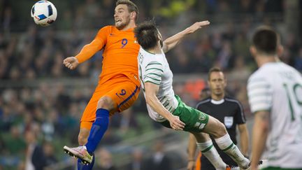 Vincent Janssen lors d'un match amical Pays-Bas - Autriche (juin 2016) (ANDREW SURMA / NURPHOTO)