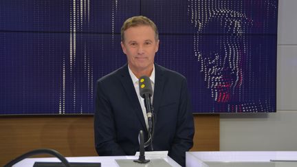 Nicolas Dupont-Aignan, député de l’Essonne, président de Debout la France. (RADIO FRANCE / JEAN-CHRISTOPHE BOURDILLAT)